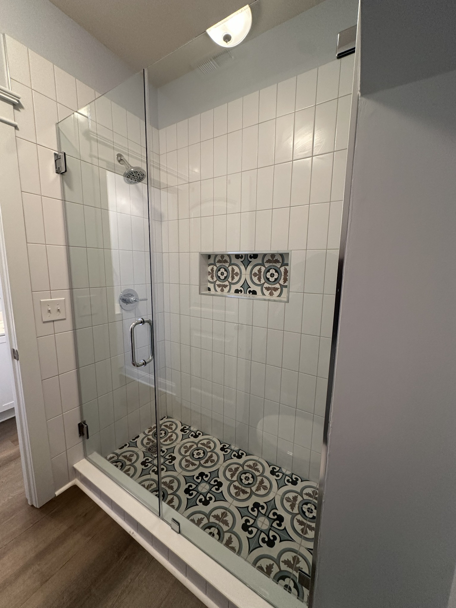 Shower glass enclosure project photo 23