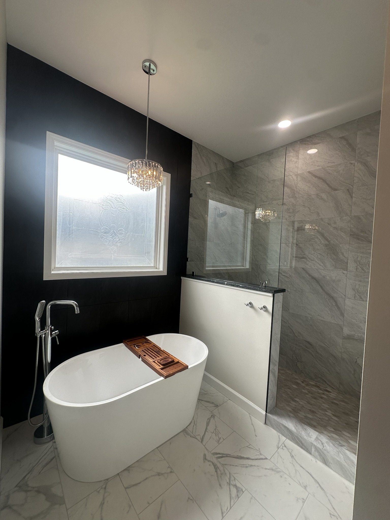 Shower glass enclosure project photo 21