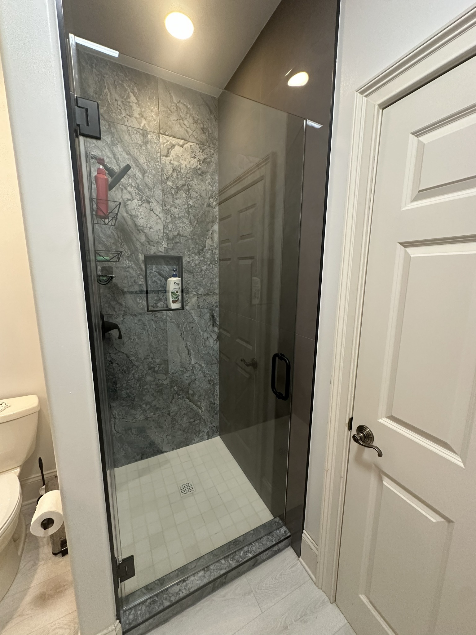 Shower glass enclosure project photo 11