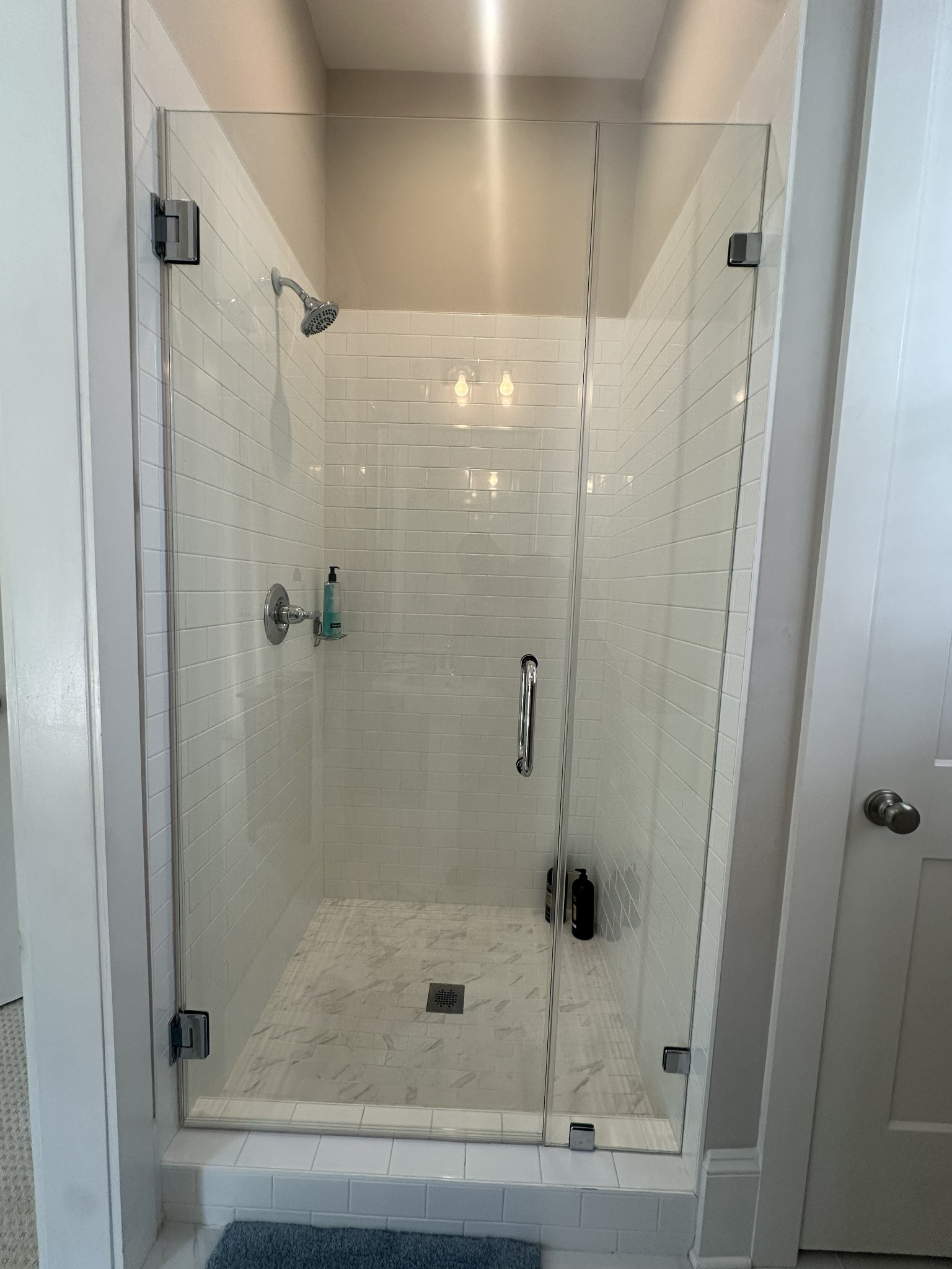 Shower glass enclosure project photo 6